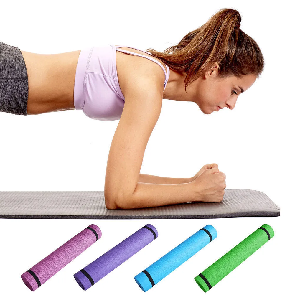 Yogamatten, 6 mm, rutschfeste Yogamatten, Sport-Fitness-Mattendecke, Übungs-EVA-Komfortschaum für Yoga, Pilates, Gymnastikmatte, Fitnessgeräte 230605
