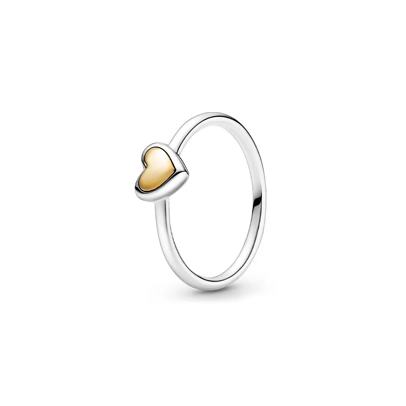 Pandora-925 Sterling Silver Rings Van Pandoradis mors dagsserie Rose Gold Dense Set Ring Love Ring Ring Ring Female