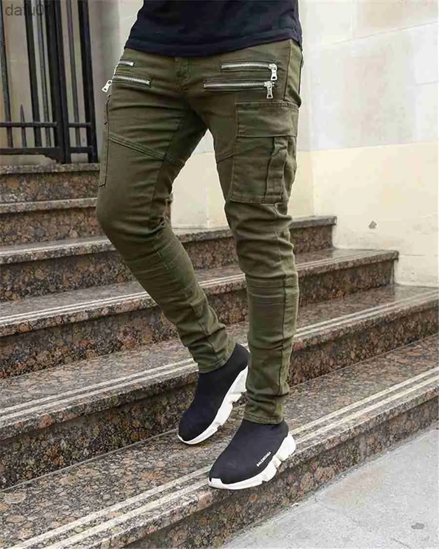 Pantalones Cargo para hombre, pantalones para correr de Hip Hop, pantalones militares de bolsillo para hombre, pantalones para correr al aire libre, pantalones de moda Harajuku para hombre L230520