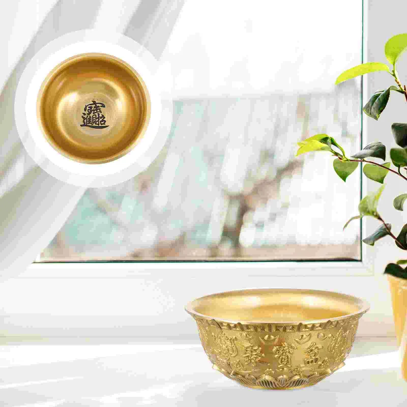 Bowls Cornucopia Ornament Ancestral Hall Treasure Bowl Shop Temple Brass Decor Crafting Home Crafts Dinner Table