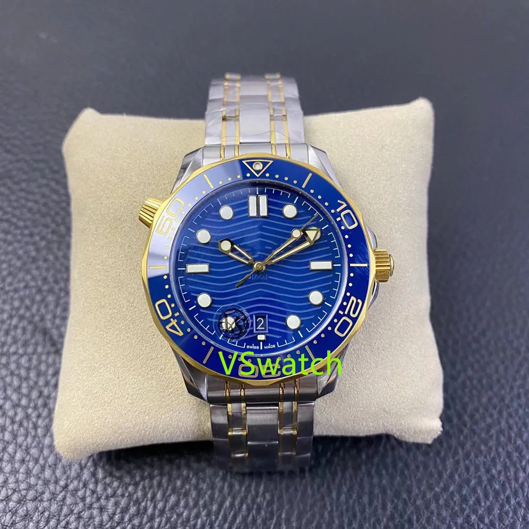 VSF Mens Watch 8800 Mechanical Movement One Way Rotating Ceramic