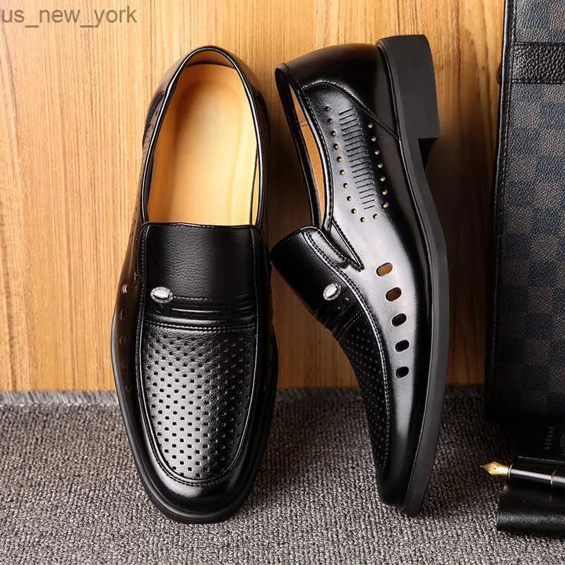 Luxury Handmade Genuine Leather Mens Leather Sandals Clearance For