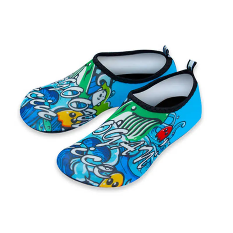 Zapatos de agua Niños niños descalzos calcetines de yoga de agua de secado rápido parejas buceo playa zapatos de natación 22-35 P230605