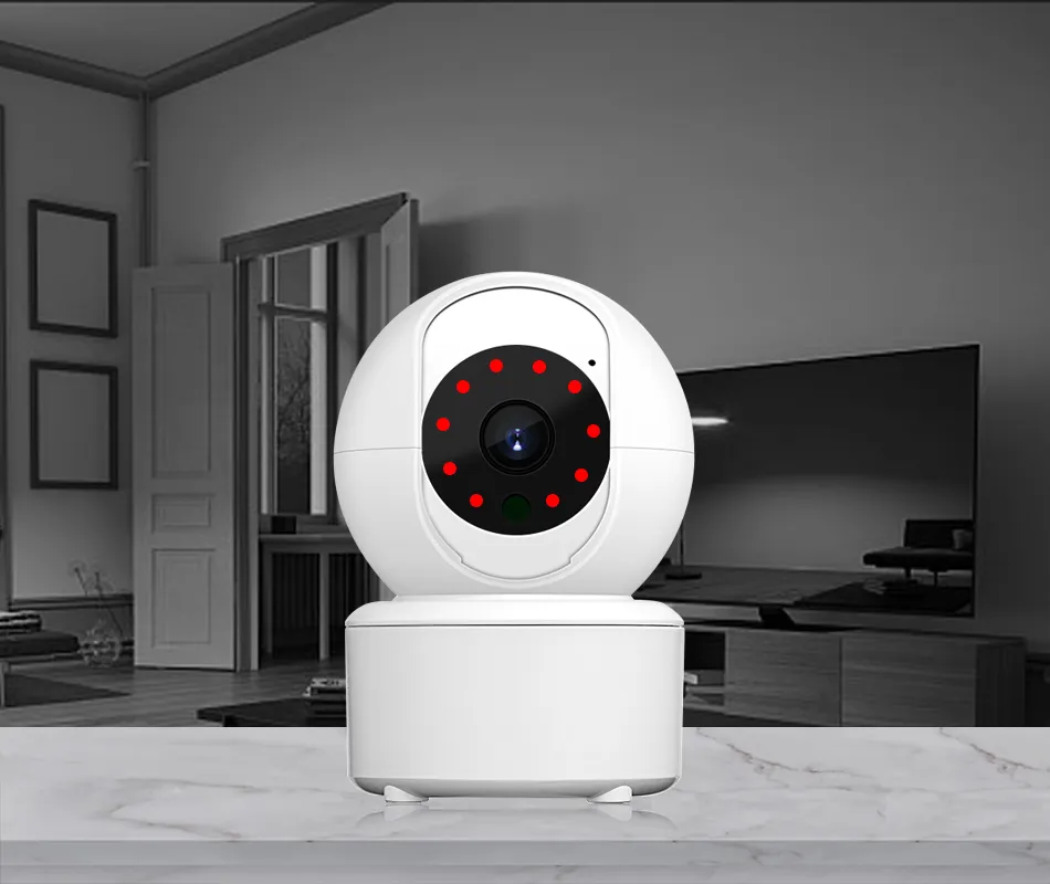 Telecamera IP Smart Auto Tracking Indoor Baby Monitor Wifi Telecamera di sorveglianza Sicurezza Home Night Vision Video Audio bidirezionale