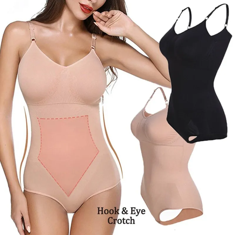 Womens Shaper Bodysuit Shapewear Smooth Body Briefer Butt Lifter Tummy Control Shaper Firm Seamless With Bra 230605