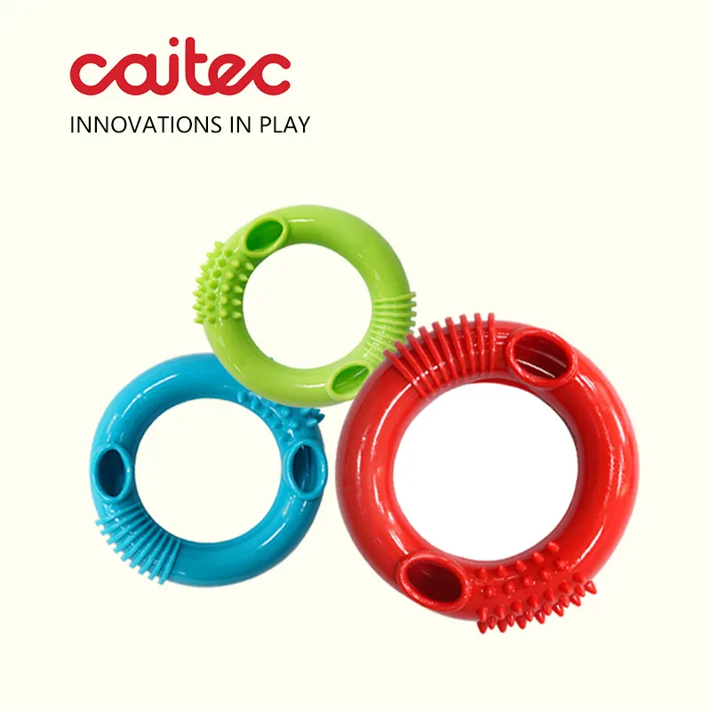 Caitec Dog Toys Faraging Ring Toys Soft Floatable FaragingとChewing Pet Pet Toy with video for light bigging dogs