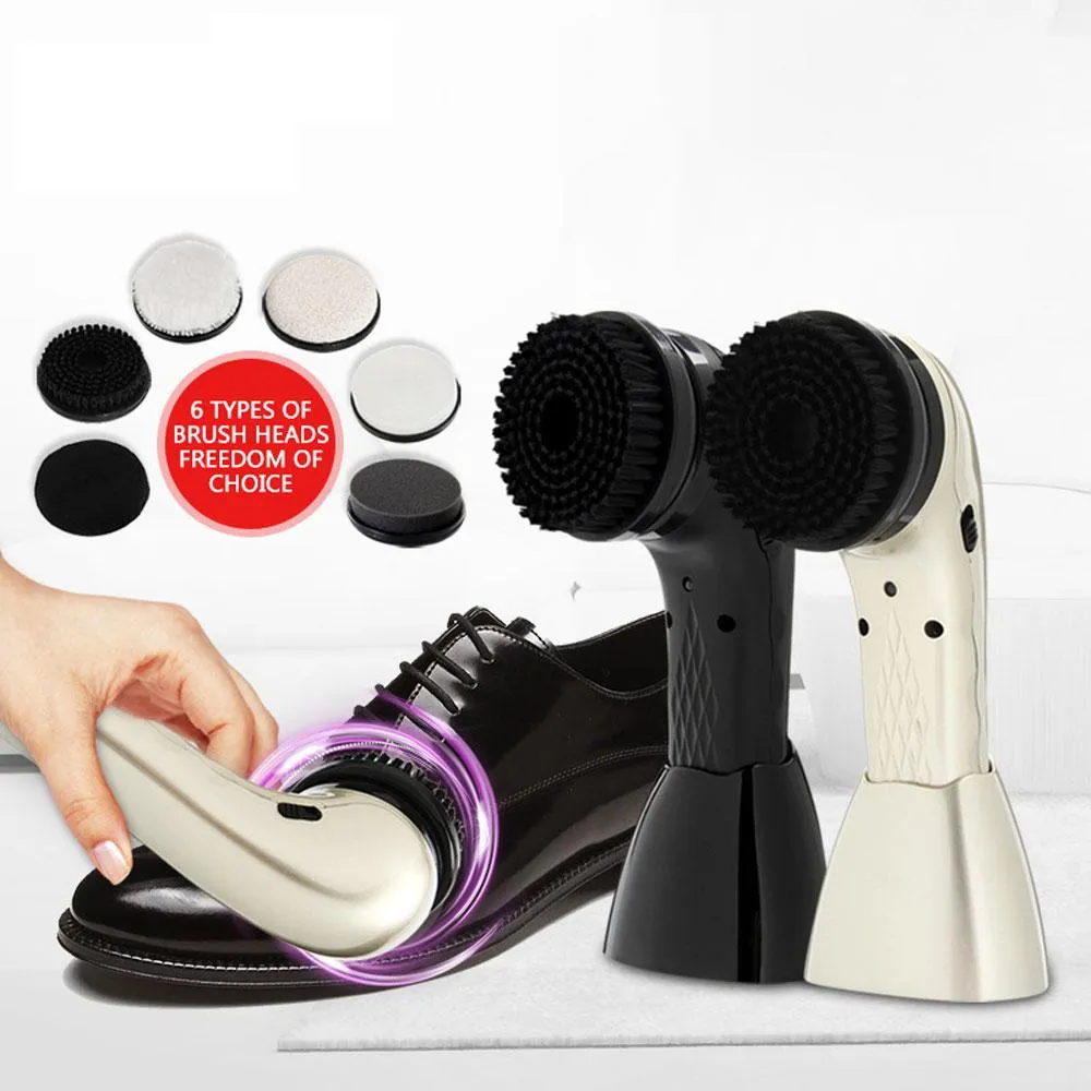 Equipo Posador portátil de zapatos Hommatiler automático Automático de calzado eléctrico Herramientas de cuidado de cuero recargable Pulido de limpieza de zapatos