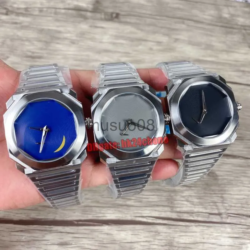 Andere horloges 12 stijlen horloges van hoge kwaliteit 103534 Octo Finisimmo Tadao Ando Limited Edition automatisch herenhorloge Blauwe wijzerplaat Zwarte PVD armband Gents Wri J230606