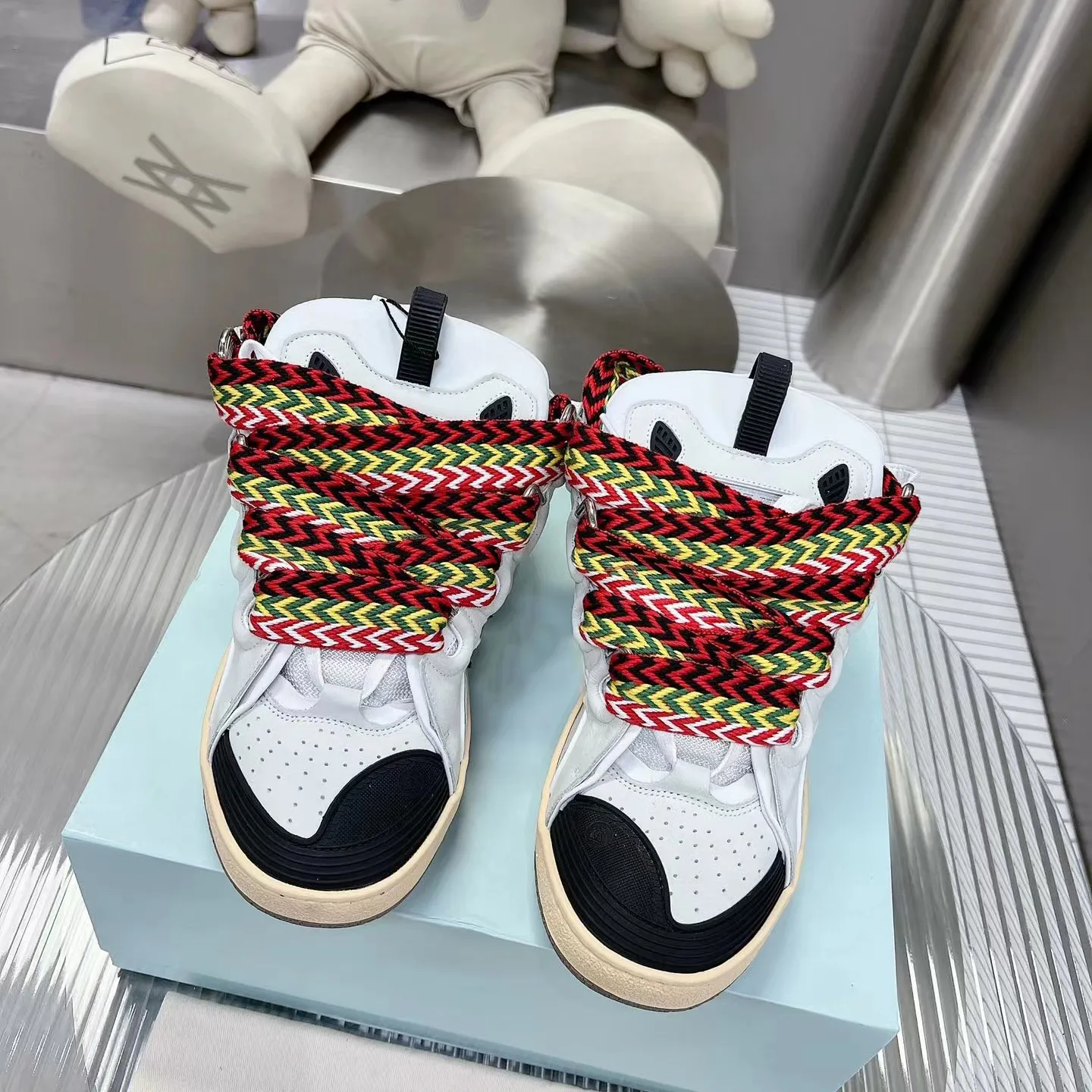 Designer Schoenen Heren Casual Schoenen Sneakers Dames Trainers Wit Zwart Rood Leren Schoenen Platform Hoogte Toenemende Schoen