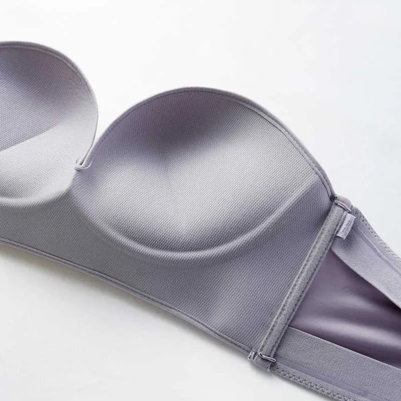 Sexy Maternity Strapless Push Up Bra Invisible Front Lingerie Asia