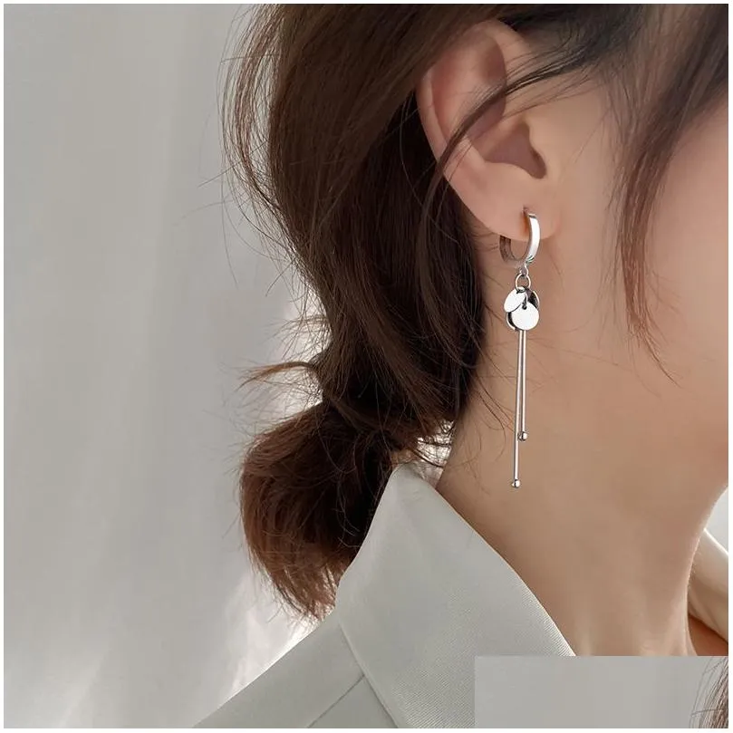 Dangle Chandelier Sier Newest Arrival Roun Tassel Long Earrings Temperament Y Fashion Ins Handmade Jewelry Gift Drop Delivery Dhohn