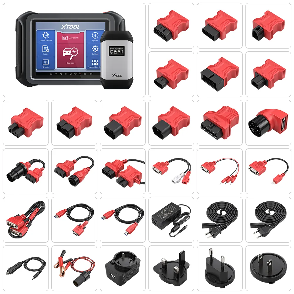 2023 xtool d9 pro obd2 varredura bidirecional para vw/benz/bw ecu programador online ecu codificação teste ativo ferramenta de diagnóstico