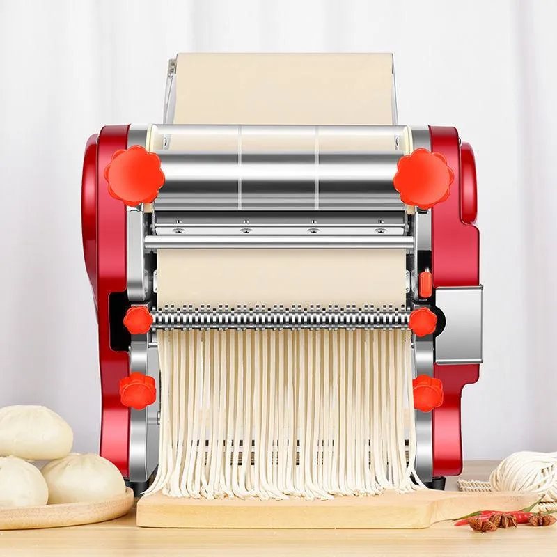 Makers 180Type Auto Noodles Cutter electric fresh pasta maker machine processing Dough Roller sheeter kneading dumpling wrapper cuttin