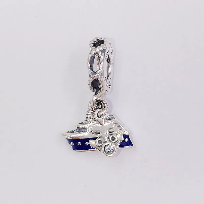 925 Sterling Silver Pandora Clips Moment Moment Moments Day Fit Charms Beads Bracelets Jewely Andy Jewel