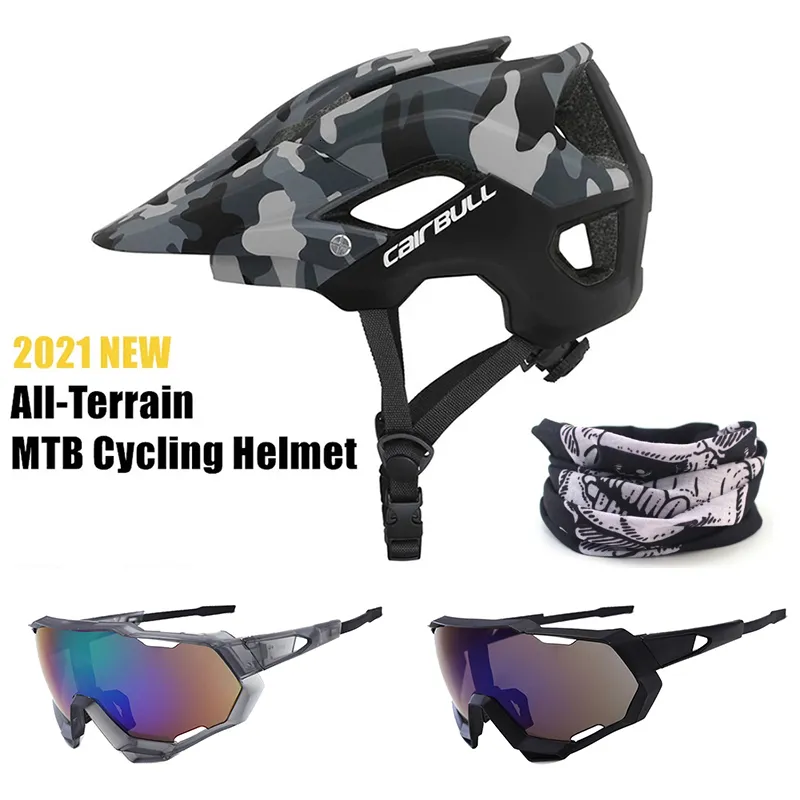 Cykelhjälmar Cairbull Allterrain Camouflage Bike Helmet Ultralight Bicycle XC Am Integral MTB Riding Casco Bicicleta 230605