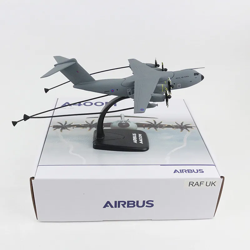 Electric RC Car 1/200 Scale Airbus A400M House Color Aircraft Model Transport Plastic Plane Display Collection Boy Gift Toys Scatola originale 230605