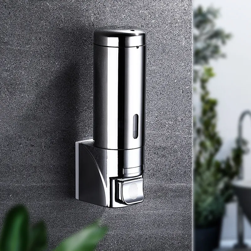 Stainless Steel Wall Mounted Wall Liquid Soap Dispenser For Bathroom ...