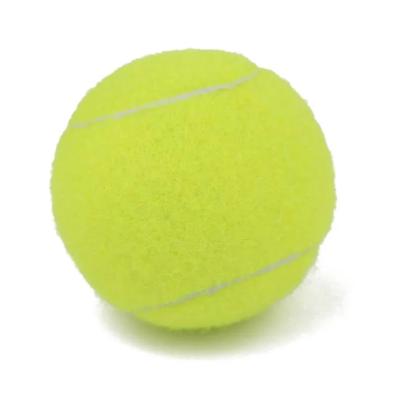 Balles de tennis Balle de tennis en caoutchouc renforcé professionnel Amortisseur Balle d'entraînement durable à haute élasticité pour l'entraînement de l'école de club 230606