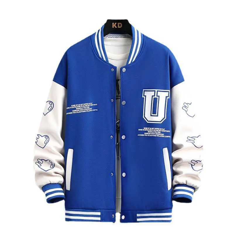 13 year old spring and autumn baseball jacket for boys 12 teenagers 14  middle school students 15 trendy handsome clothing big Z5HU