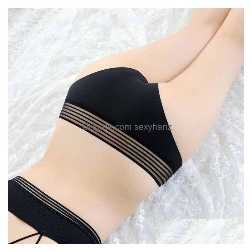 update sexy waist bikini panties ice silk seamless panty briefs women sport underwear leggings lingerie thongs woman clothes will and