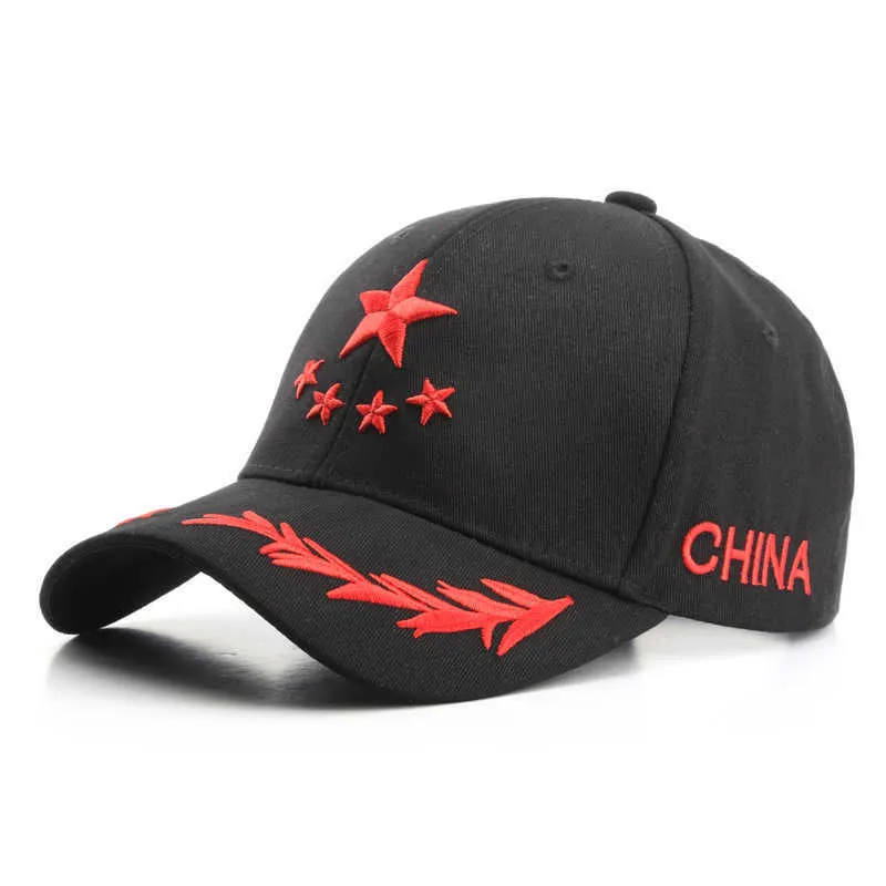 Gorras de béisbol 2022 Cotton Star Bordado Sujetador gorra de béisbol Ajustable al aire libre Hombres y mujeres Hebilla Sombrero 03 G230606