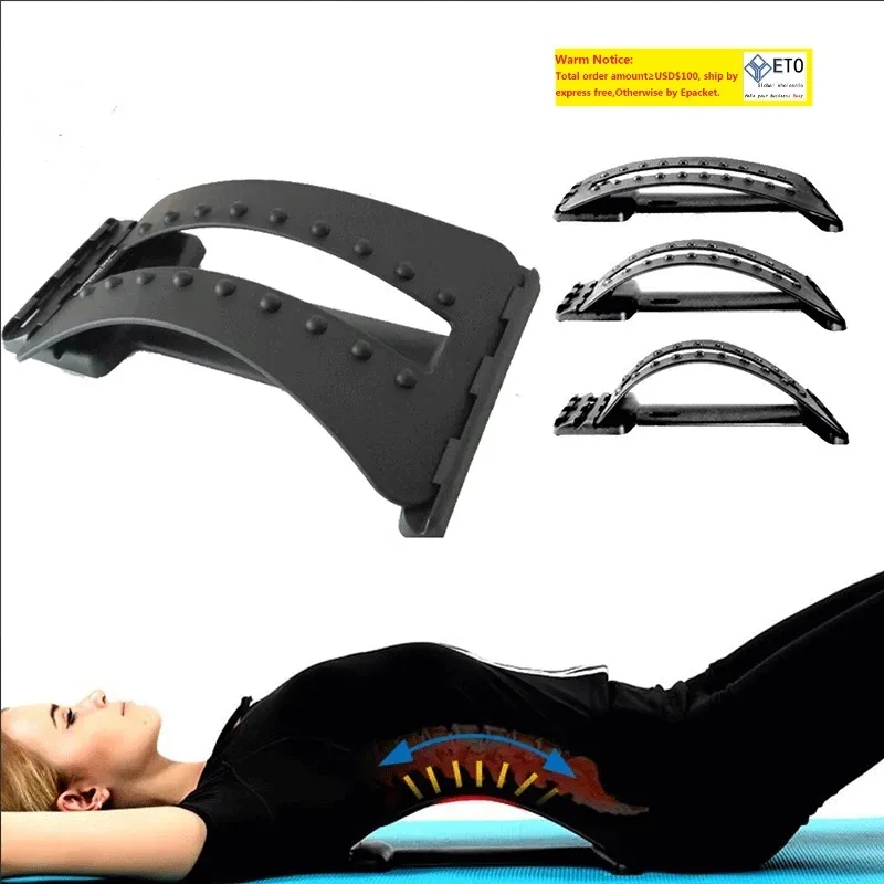 Massaggio alla schiena multilivello Stretching Magic Back Support Barella Plus Vita Relax Mate Dispositivo Attrezzature per il fitness Materiale composito