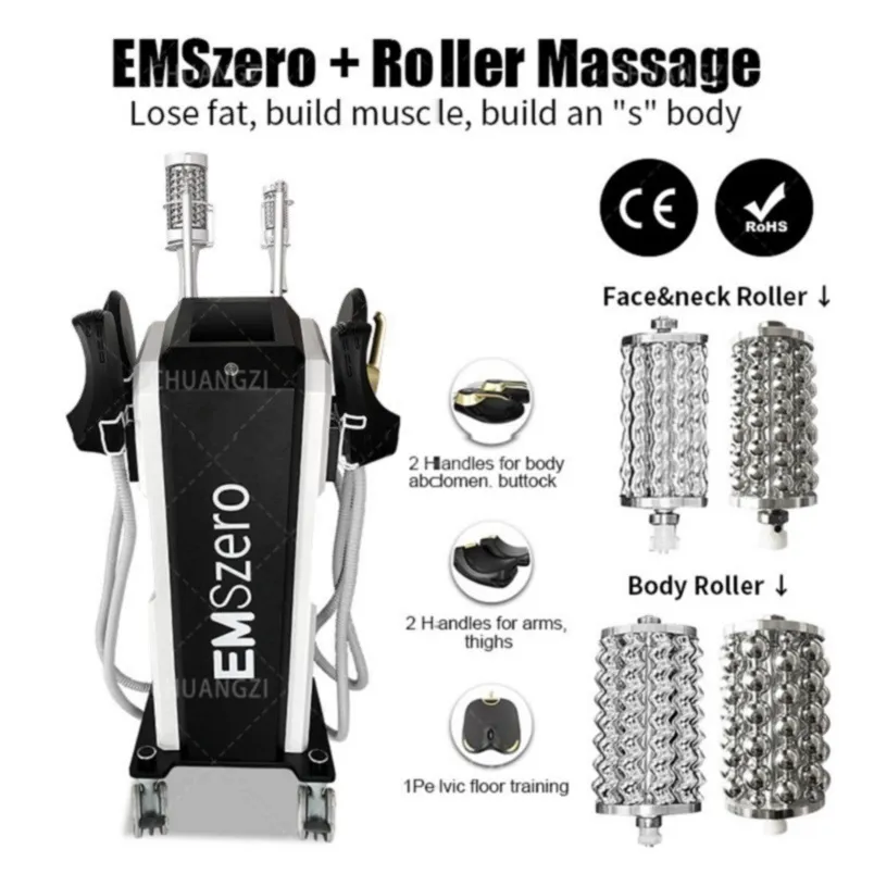 Hot Emszero Ems Neo Sculpt 4 Poignées Rouleau Intérieur Avec Rf Électromagnétique La Nouvelle Machine Neo Hi-emt Avec RF