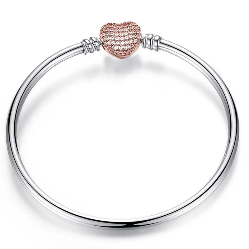 Authentic fit  bracelet charms bead Pendant Diy Matching Silver plated Charm Chain Couple Bracelets