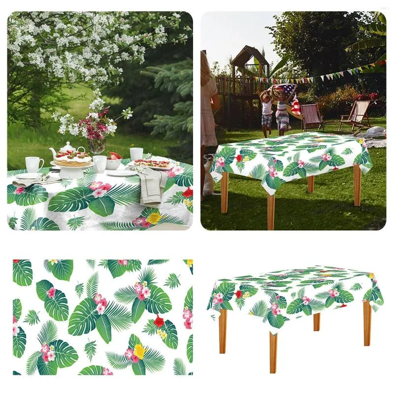 Table Cloth Disposable Decorative Plastic Tablecloth Flag Party Decoration