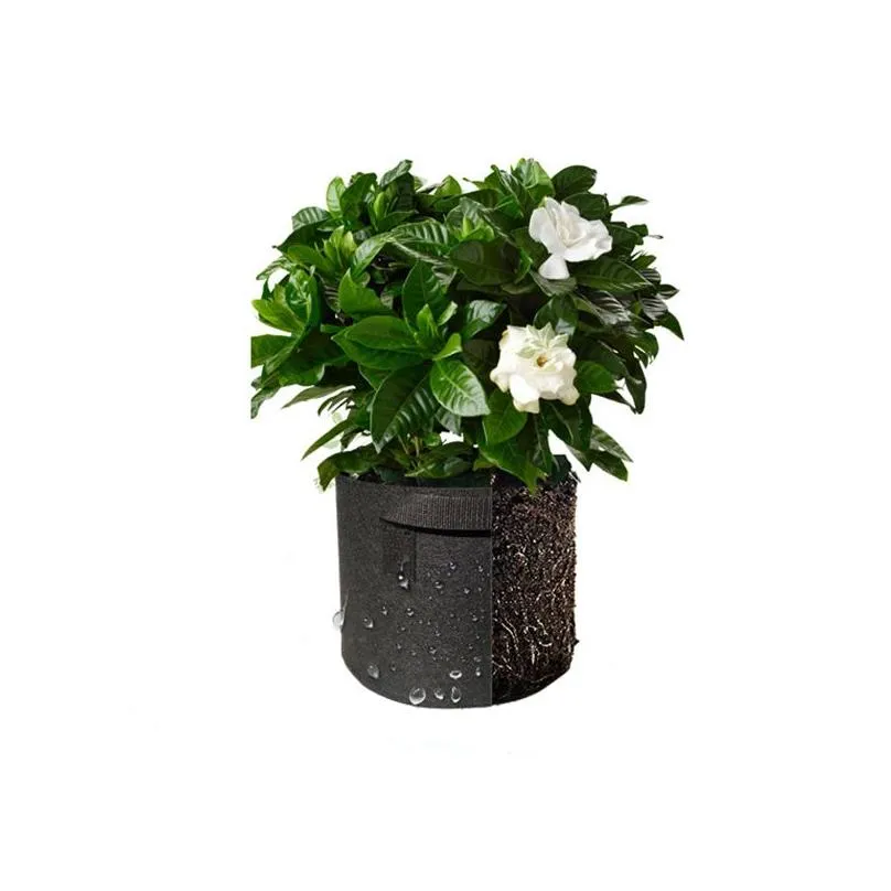 Plantadores Vasos Não Tecidos Ecologicamente Corretos Saco para Cultivo de Plantas Vaso para Mudas Recipiente Plantador Flor Plantas Verdes Bolsa de Jardinagem Dhpu3