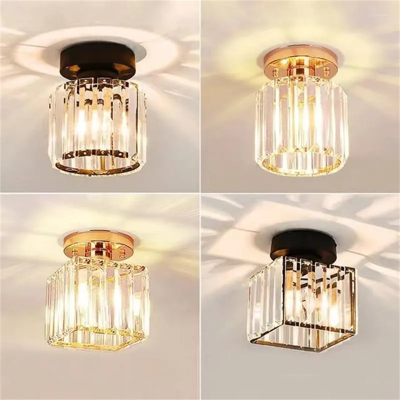 Ceiling Lights Simple Aisle Corridor Light Modern Luxury Crystal Lamp For Entrance Hall Balcony Indoor Hang Lighting