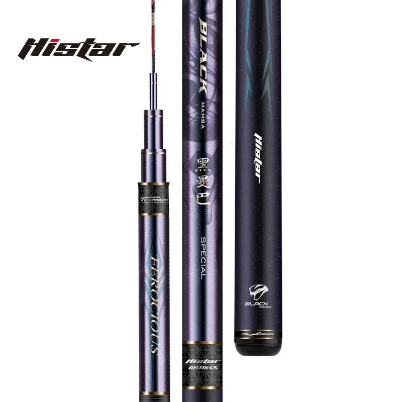 Histar High Carbon Ultralight Travel Rod Super Hard Action, Chameleon  Coating, Ultra Elasticity, 36M To 90M Lengths, Black Mamba Fishing Rod  Model 230606 From Heng06, $100.16