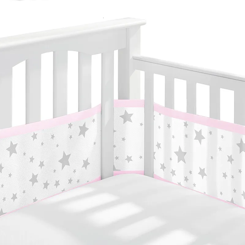 Breathable Four Seasons Babystart Bed Guard Crib Fence Set 160x30cm