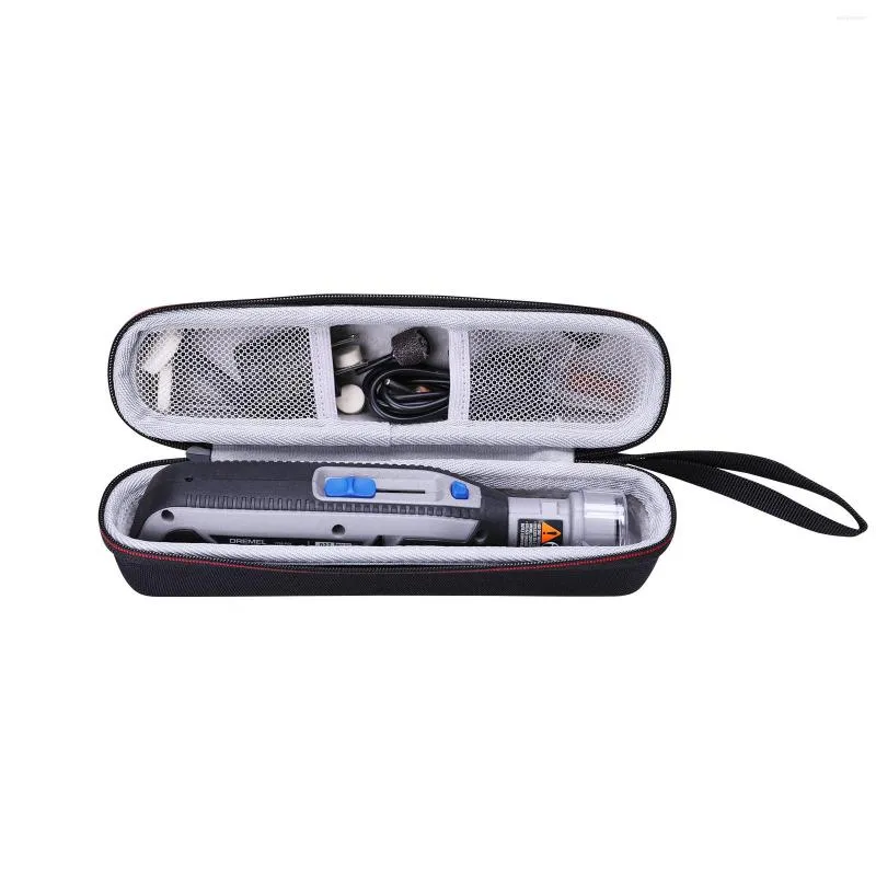 Plunjezakken LTGEM Carrying Hard Case voor Dremel Lite 7760 N/10 4V en kleine lichte DIY Crafting Dog Nail Grinder Trimmer