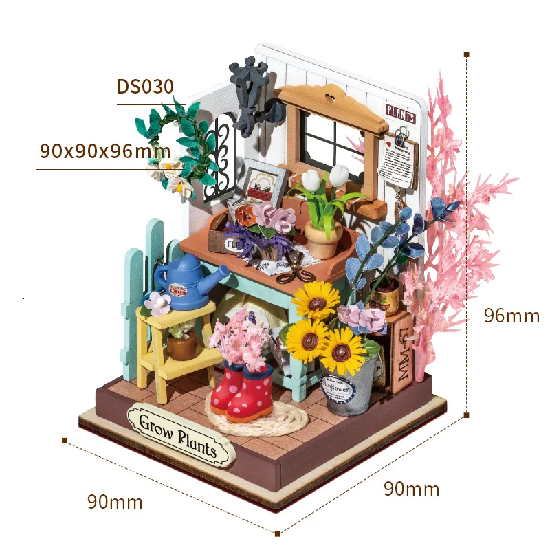 Robotime Rolife Miniature Dollhouse DIY Wooden House 3d Puzzle Dollhouse  Little Warm Space II Toy For Girls Perfect Birthday, Xmas, Or Christmas  Gift 230605 From Wai07, $11.53