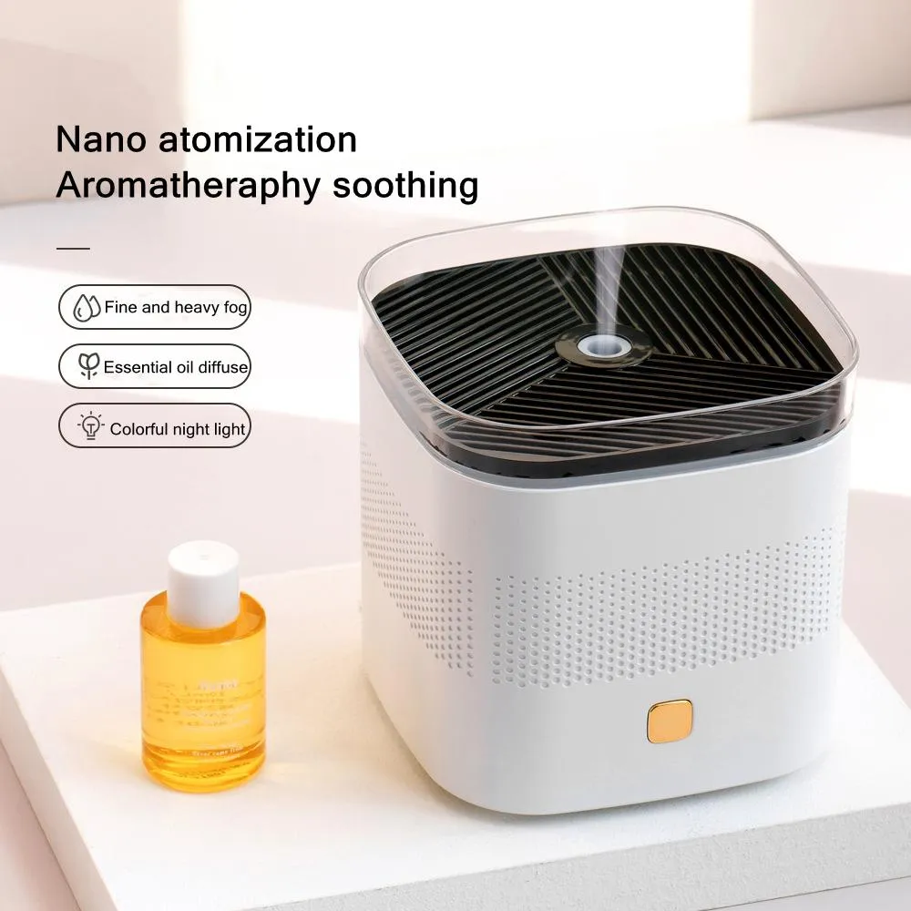 Apparater DC 5V USB Ultrasonic Cool Mist Aromaterapi Essential Oil Diffuser Mini Air Firidifier med LED Light for Home Arom Diffusor