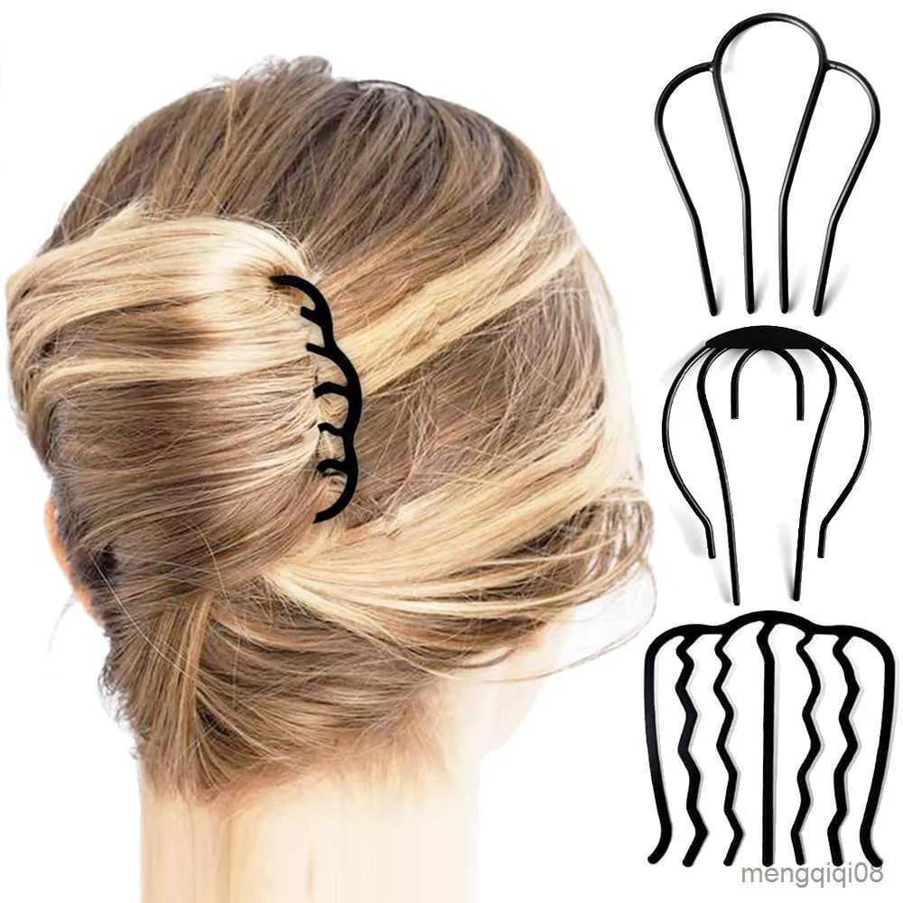 Outros pentes laterais de cabelo em forma de garfo pente de cabelo ferramenta de estilo de cabelo acessórios para mulheres e meninas