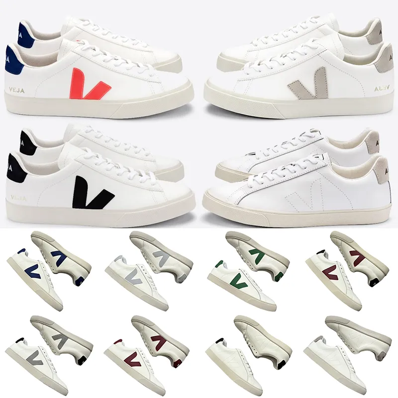 Vejaas Vejaies Vejaonly Sneaker V Logo Shoe Womens chaussures de luxe Designer Casual Chores Mens Lace Up Up Up Up Up Unisex Fashion Couples Végétarisme Style Par 096