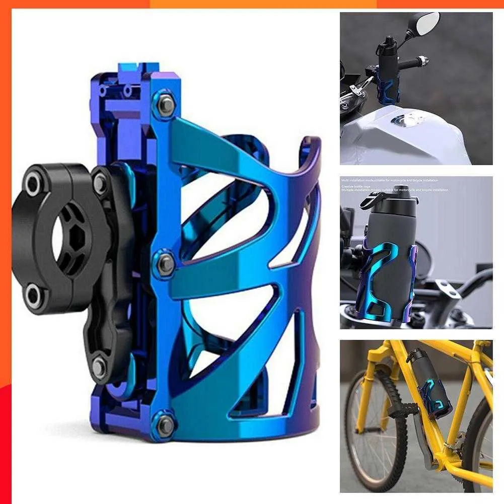 New Motorcycle Universal Drink Holder Bike Water Cup Bottle Holder Motorcycle Bike Modification Decoration Accessories