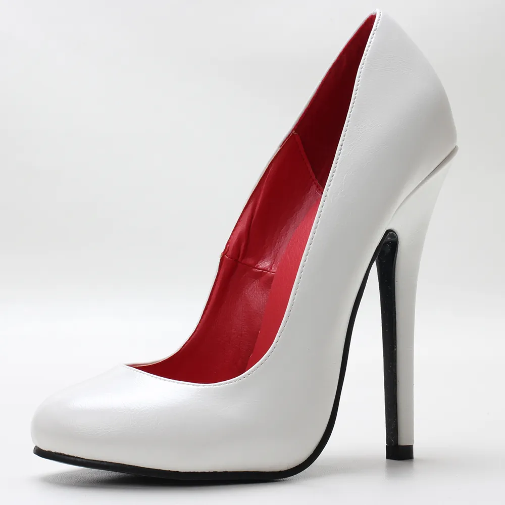 Bulk Sleek 5.5 Inch Stiletto High Heel Party Shoes No Heel With Round Toe Pump For Nightclubs Unisex Plus Size Available Sizes 36 46 In Stock At Only 41.93 DHgate.Com