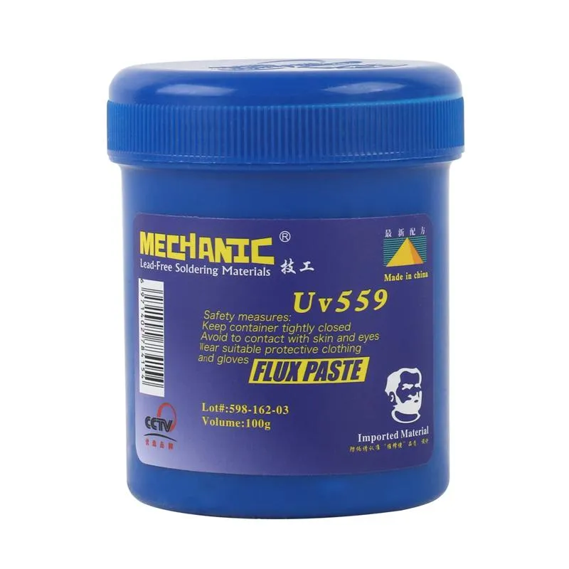 Lasfluxen 100% Original Japanese Imports Advanced Authentic Premium blyfri MK504L Clean Solder Paste BGA Paste Flux 100g