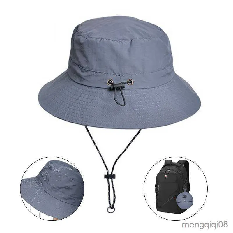 Foldable Wide Brim Packable Bucket Hat For Women And Men Lightweight