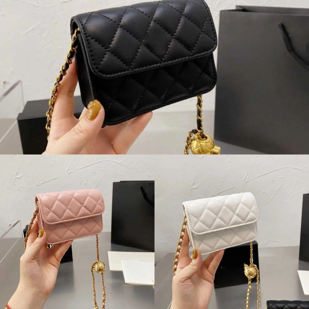 Channell Bag New Leisure Small Golden Ball Lingge 메신저 백 플랩 가방 허리 가방 체인 작은 향기로운 여자 가방