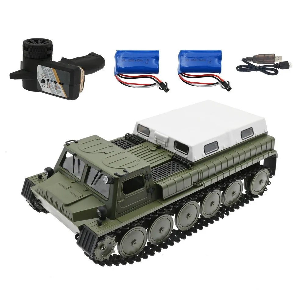 Elektrikli RC Araç Wpl E 1 1 16 RC Tank Oyuncak 2.4G Süper Tank 4WD Paletli Track Rayed Uzaktan Kumanda Track Daha İyi Yol Performansları Çocuklar Hediye 230607