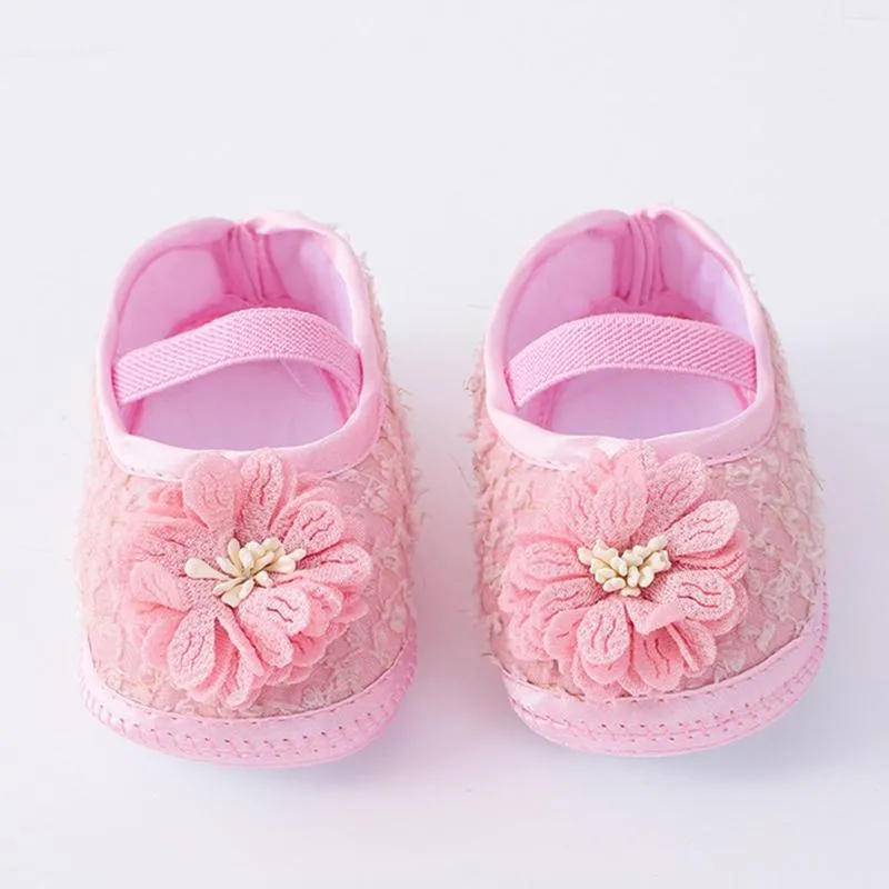 First Walkers Scarpe da bambina Taglia 8 Baby Fashion Soft Sole Toddler Pearl Dress Flower Princess Stivaletti neutri