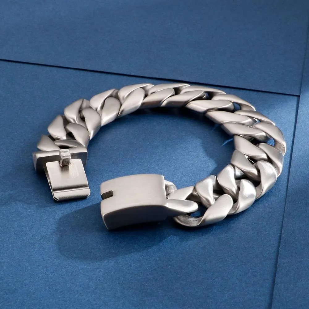 ステンレススチール シルバーリンクチェーンブレスレット ご*う様