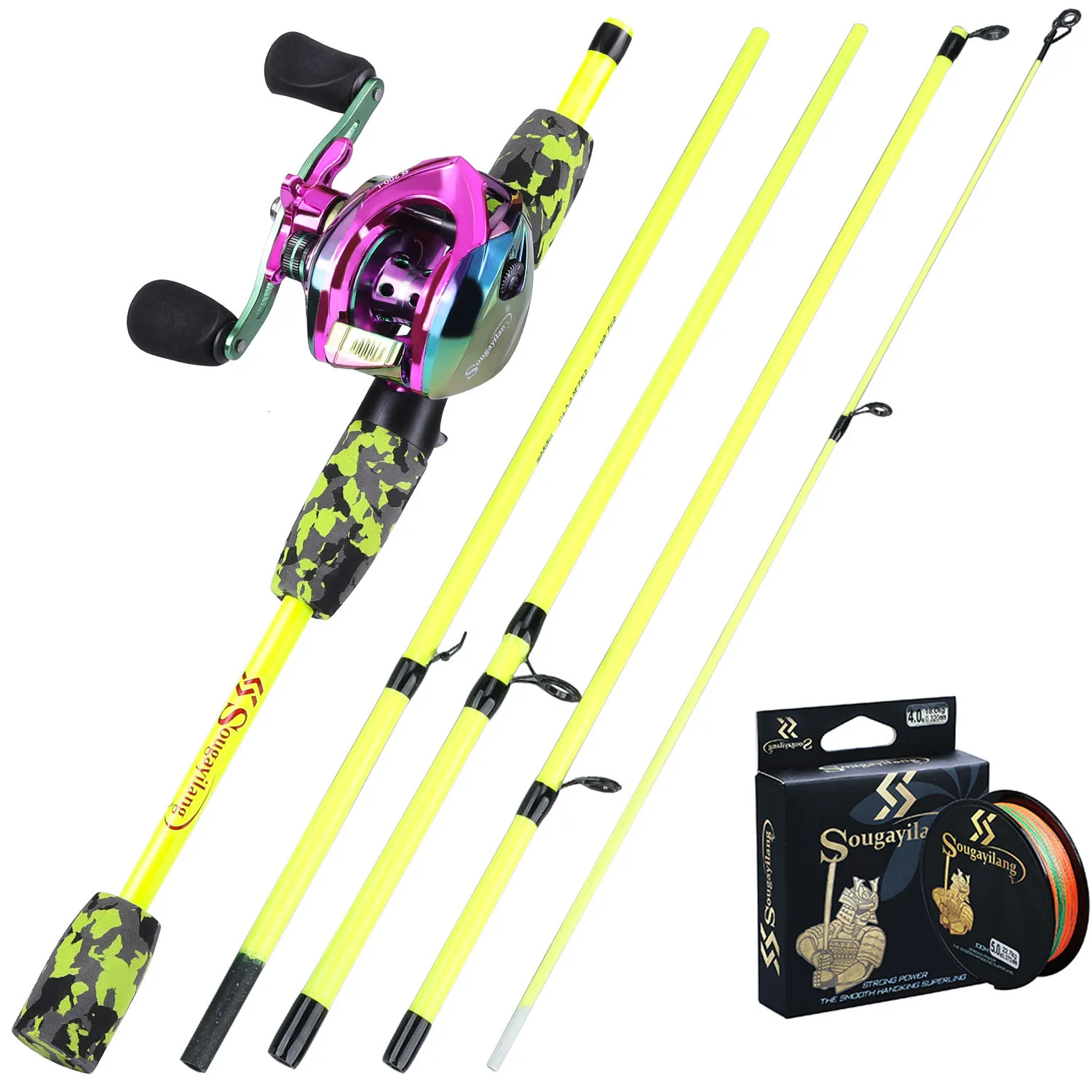 Sougayilang Camouflage Best Ultralight Spinning Rod And Reel Combo Set With  Fishing Line Casting And 7.2 In 1 Baitcasting Fishing Reels 230607 From  Men06, $33.83