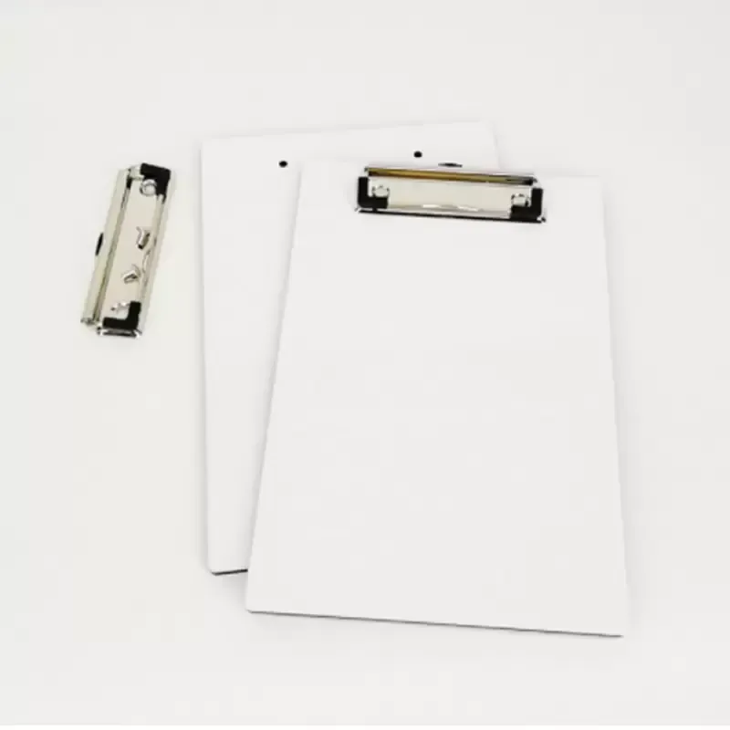 Sublimation A4 Clipboard Recycled Document Holder White Blank Profile Clip Letter File Paper Sheet Office Supplies sxmy6