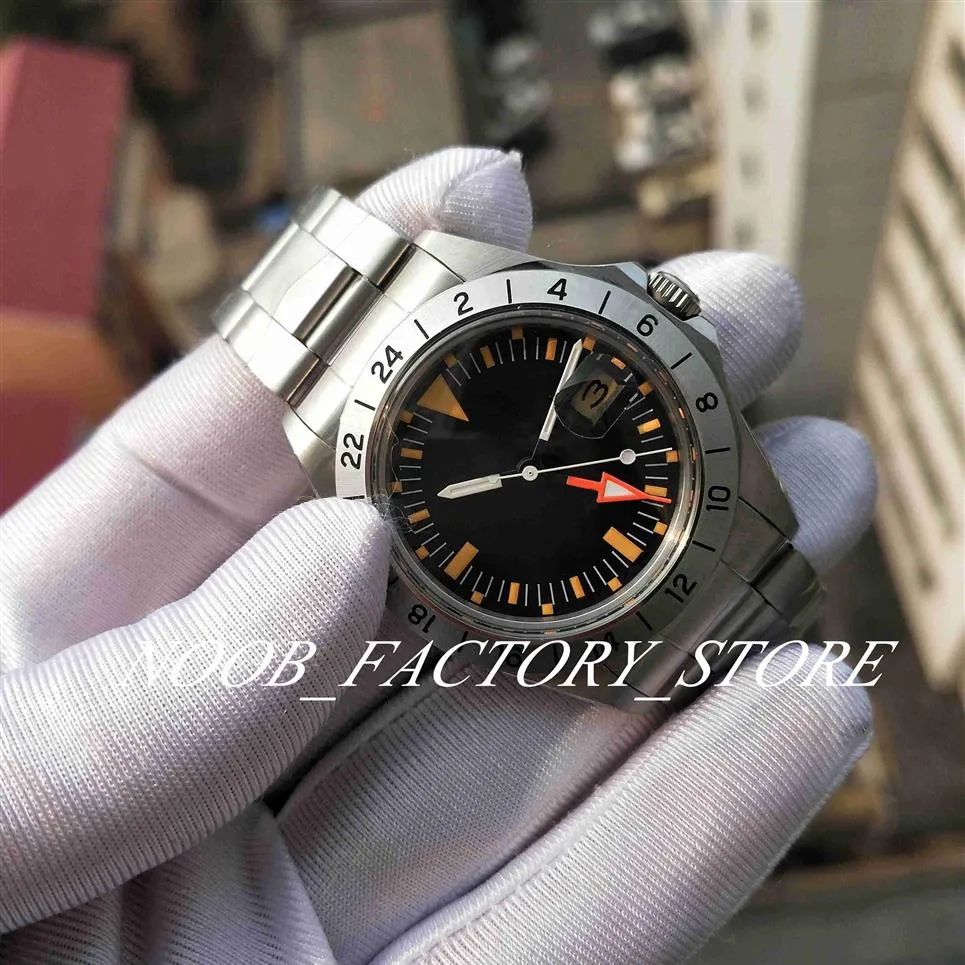 Super Version Watch Vintage 40MM Relojes para hombre Automático BP Factory 2813 Antique Men Date Luminous Black Acero inoxidable Bisel Stee301S