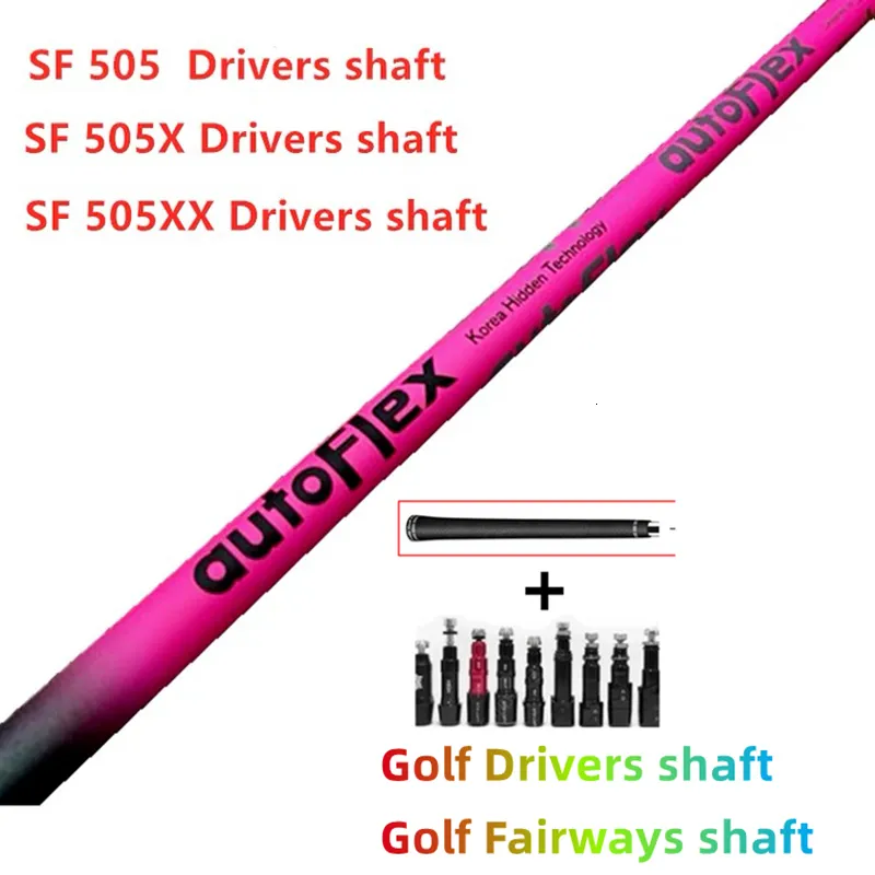 Eixo do taco Eixo golfculb Eixo de acionamento de golfe Autoflex Eixo de madeira fairway sf505 ou sf505x ou sf505xx fornece adaptador e aderência 230607